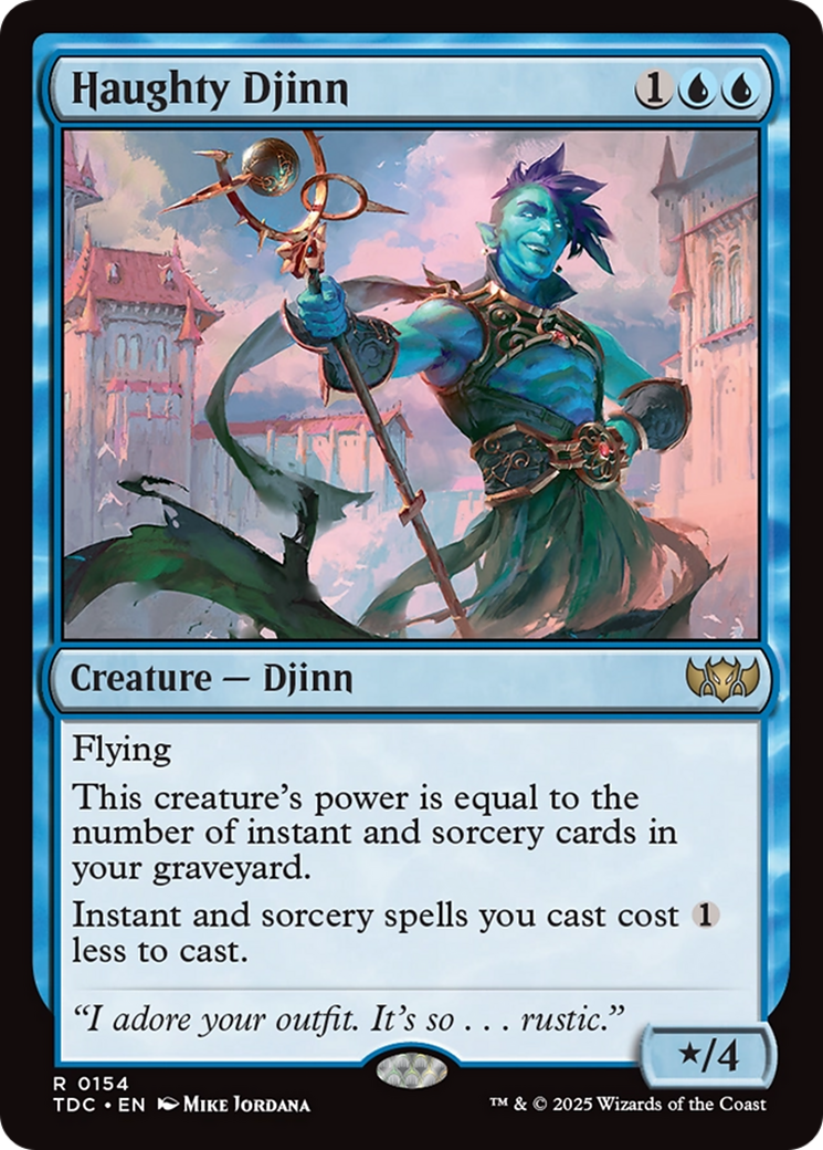Haughty Djinn [Tarkir: Dragonstorm Commander] | Odin's Place