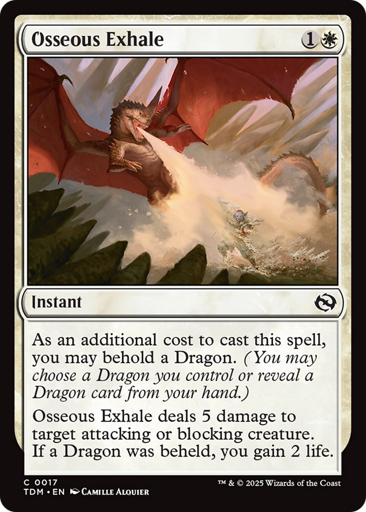 Osseous Exhale [Tarkir: Dragonstorm] | Odin's Place