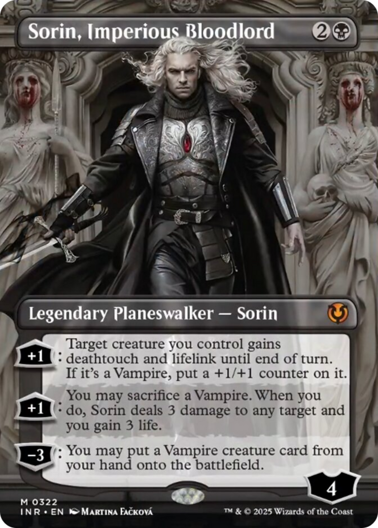 Sorin, Imperious Bloodlord (Borderless) [Innistrad Remastered] | Odin's Place