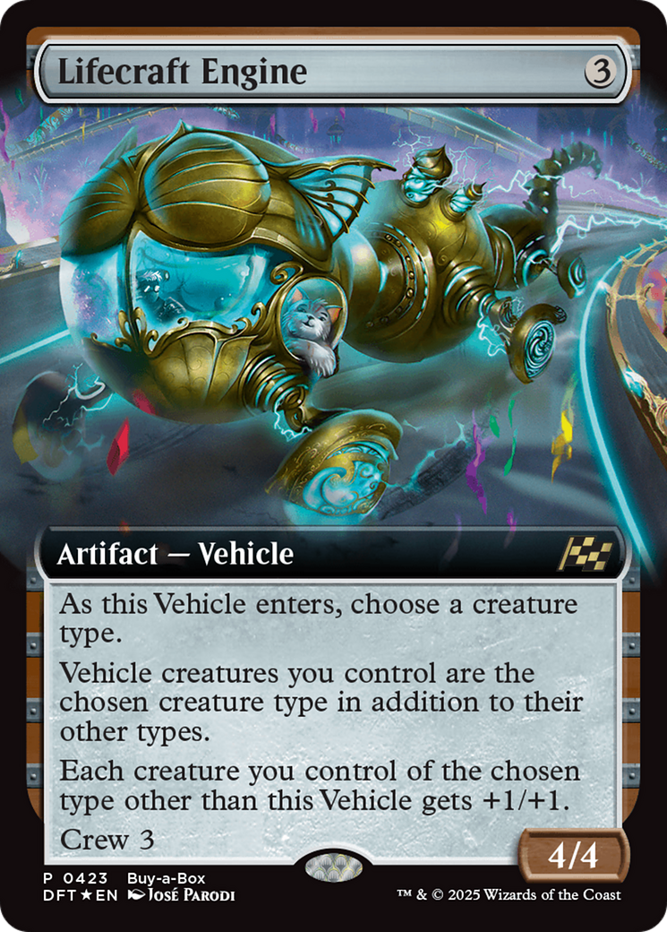 Lifecraft Engine (Extended Art) (Buy-A-Box) [Aetherdrift Promos] | Odin's Place
