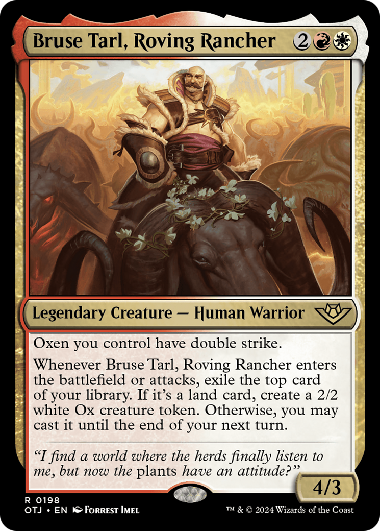 Bruse Tarl, Roving Rancher [Outlaws of Thunder Junction] | Odin's Place