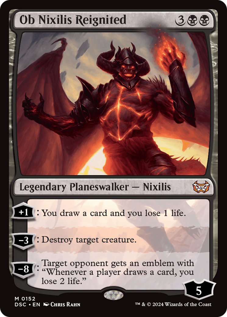 Ob Nixilis Reignited [Duskmourn: House of Horror Commander] | Odin's Place