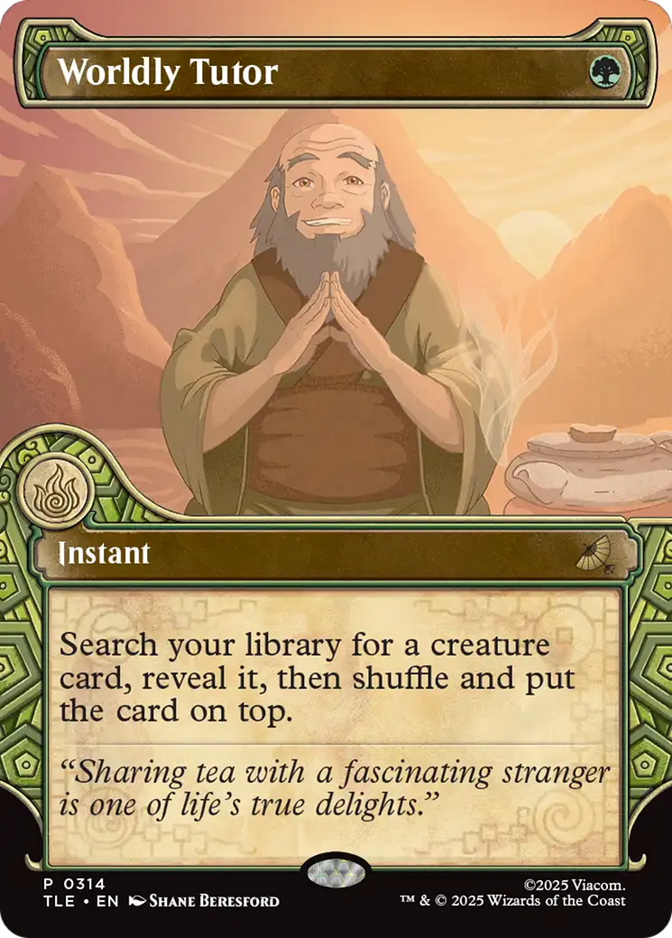 Worldly Tutor (Showcase) [Avatar: The Last Airbender: Eternal-Legal] | Odin's Place