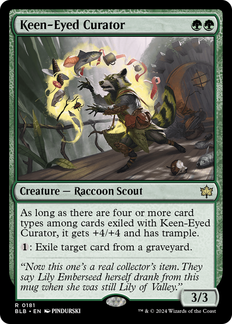 Keen-Eyed Curator [Bloomburrow] | Odin's Place