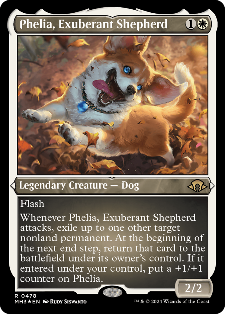 Phelia, Exuberant Shepherd (Foil Etched) [Modern Horizons 3] | Odin's Place