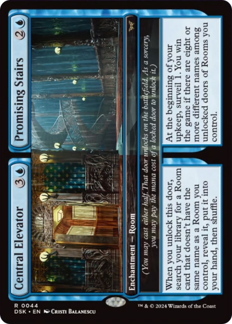 Central Elevator // Promising Stairs [Duskmourn: House of Horror] | Odin's Place