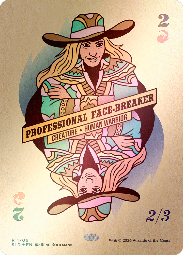 Professional Face-Breaker (Rainbow Foil) [Secret Lair Drop Series] | Odin's Place
