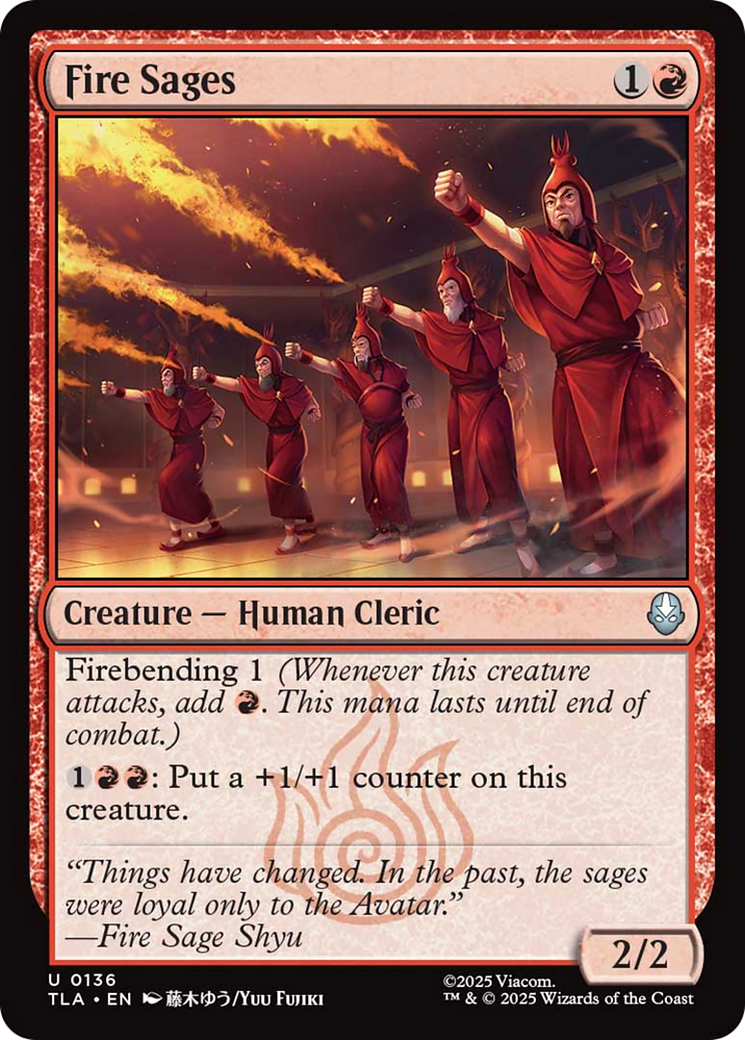 Fire Sages [Avatar: The Last Airbender] | Odin's Place