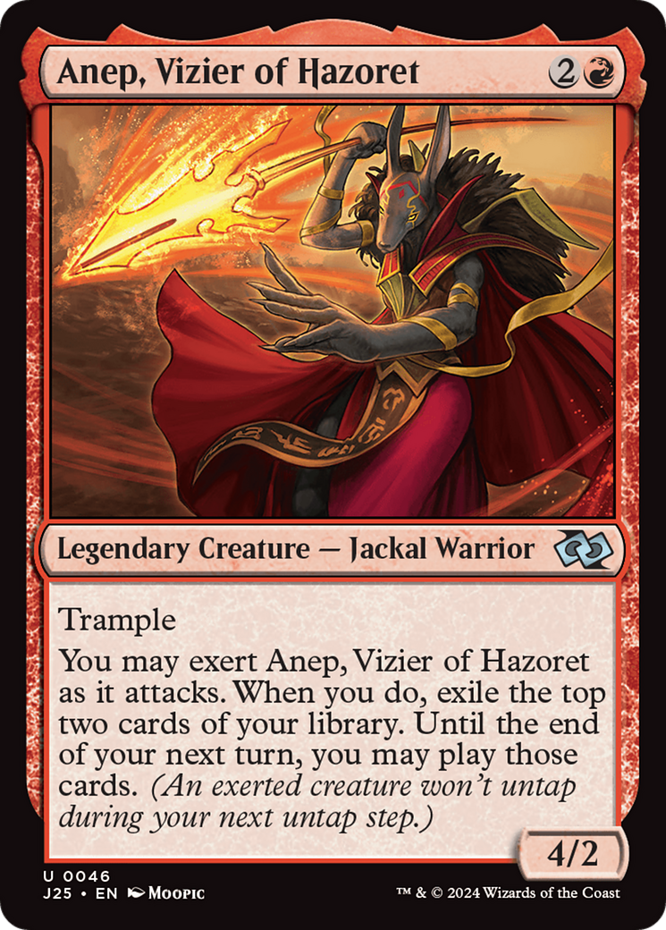 Anep, Vizier of Hazoret (Anime) [Foundations Jumpstart] | Odin's Place