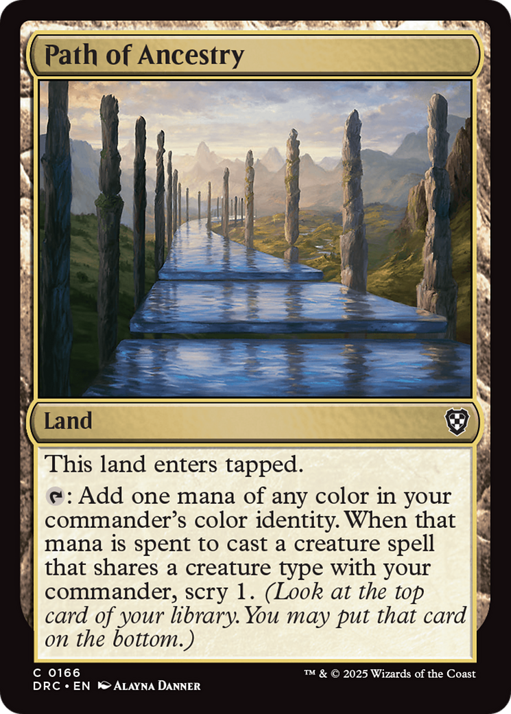Path of Ancestry (0166) [Aetherdrift Commander] | Odin's Place