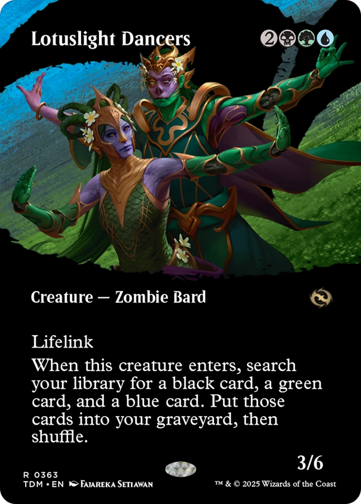 Lotuslight Dancers (Borderless) [Tarkir: Dragonstorm] | Odin's Place