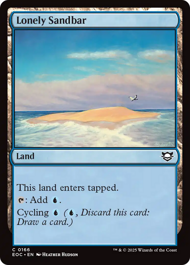 Lonely Sandbar [Edge of Eternities Commander] | Odin's Place