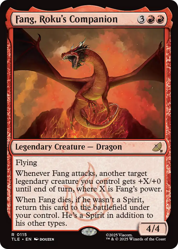 Fang, Roku's Companion [Avatar: The Last Airbender: Eternal-Legal] | Odin's Place