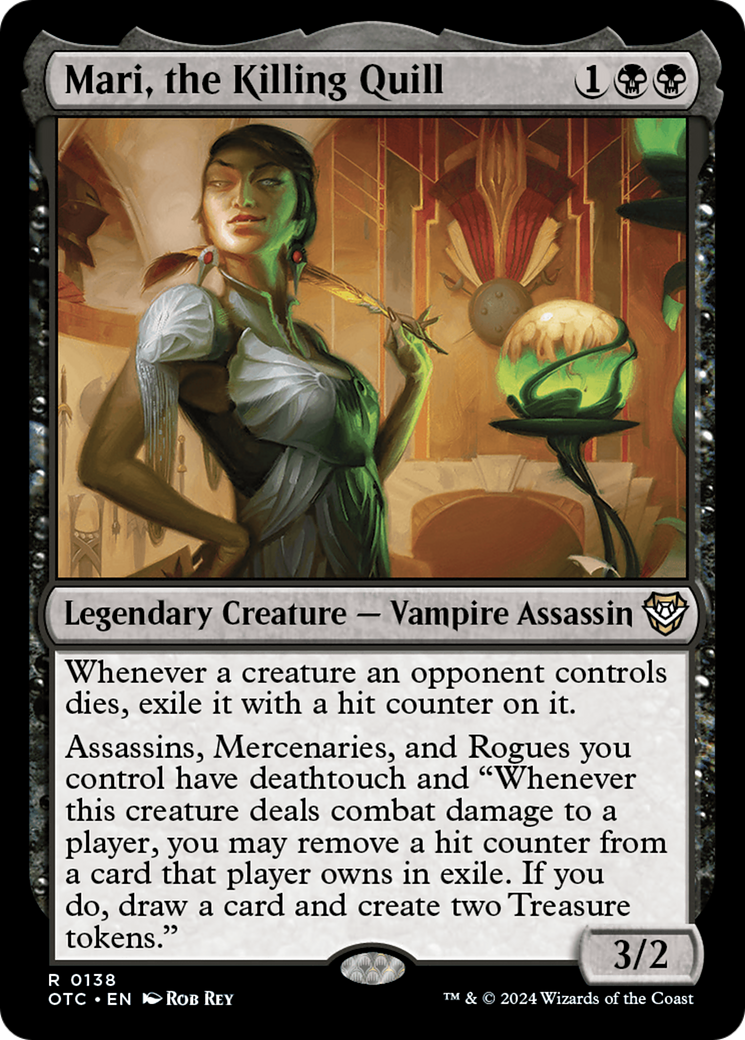 Mari, the Killing Quill [Outlaws of Thunder Junction Commander] | Odin's Place