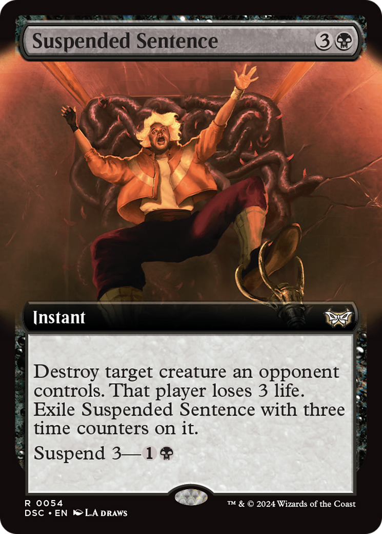 Suspended Sentence (Extended Art) [Duskmourn: House of Horror Commander] | Odin's Place