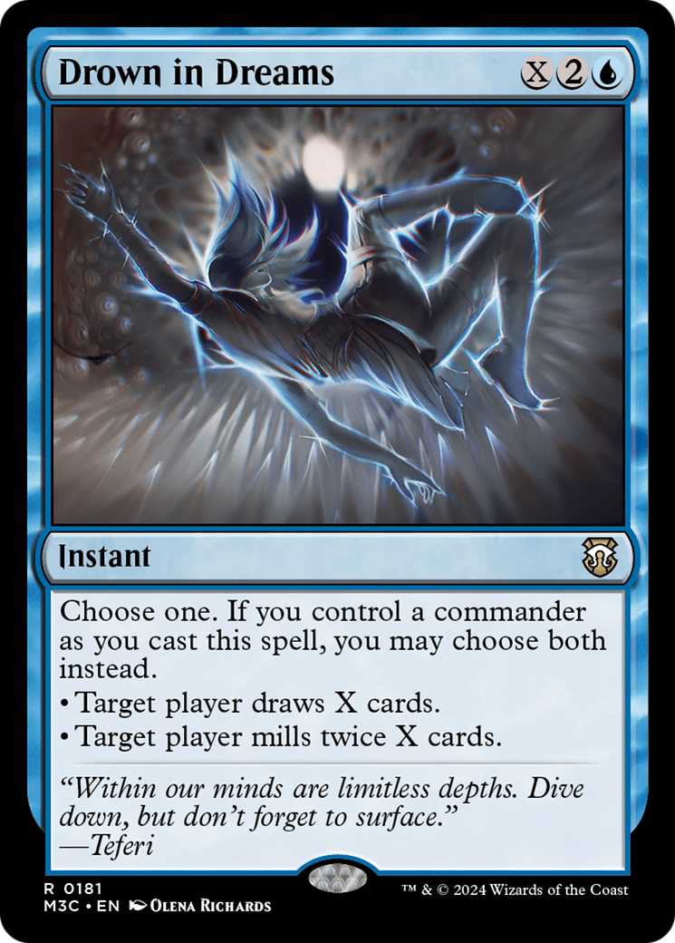 Drown in Dreams (Ripple Foil) [Modern Horizons 3 Commander] | Odin's Place