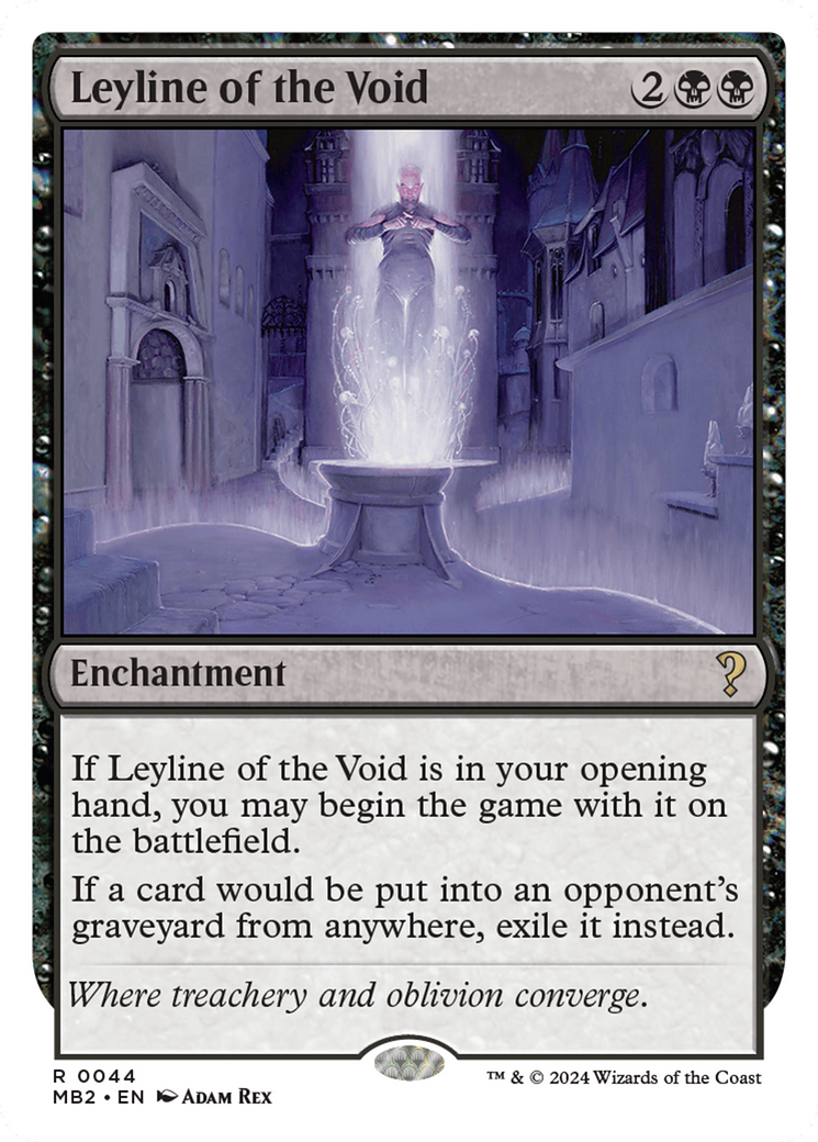Leyline of the Void (White Border) [Mystery Booster 2] | Odin's Place