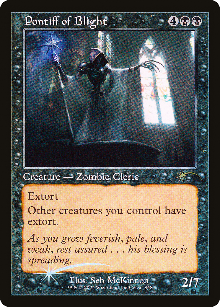 Pontiff of Blight (Retro Frame) [Secret Lair Drop Series] | Odin's Place