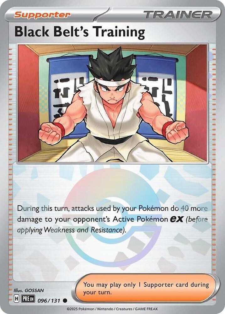 Black Belt's Training (096/131) (Poke Ball Pattern) [Scarlet & Violet: Prismatic Evolutions] | Odin's Place
