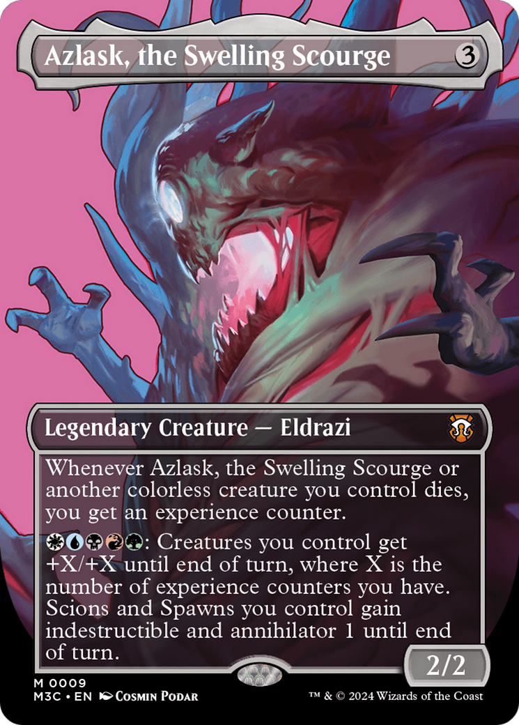 Azlask, the Swelling Scourge (Borderless) [Modern Horizons 3 Commander] | Odin's Place