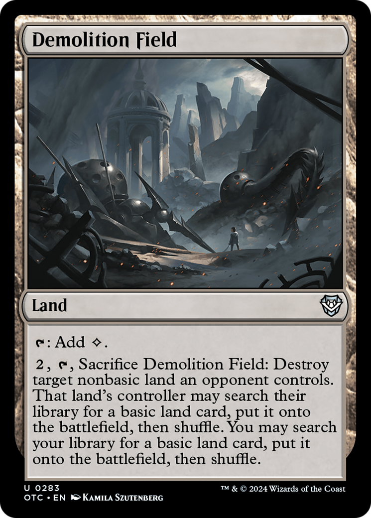 Demolition Field [Outlaws of Thunder Junction Commander] | Odin's Place