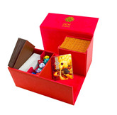 DEX Creation Line Deck Box: Large - Red | Odin's Place