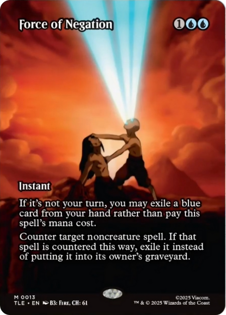Force of Negation (Borderless) [Avatar: The Last Airbender: Eternal-Legal] | Odin's Place