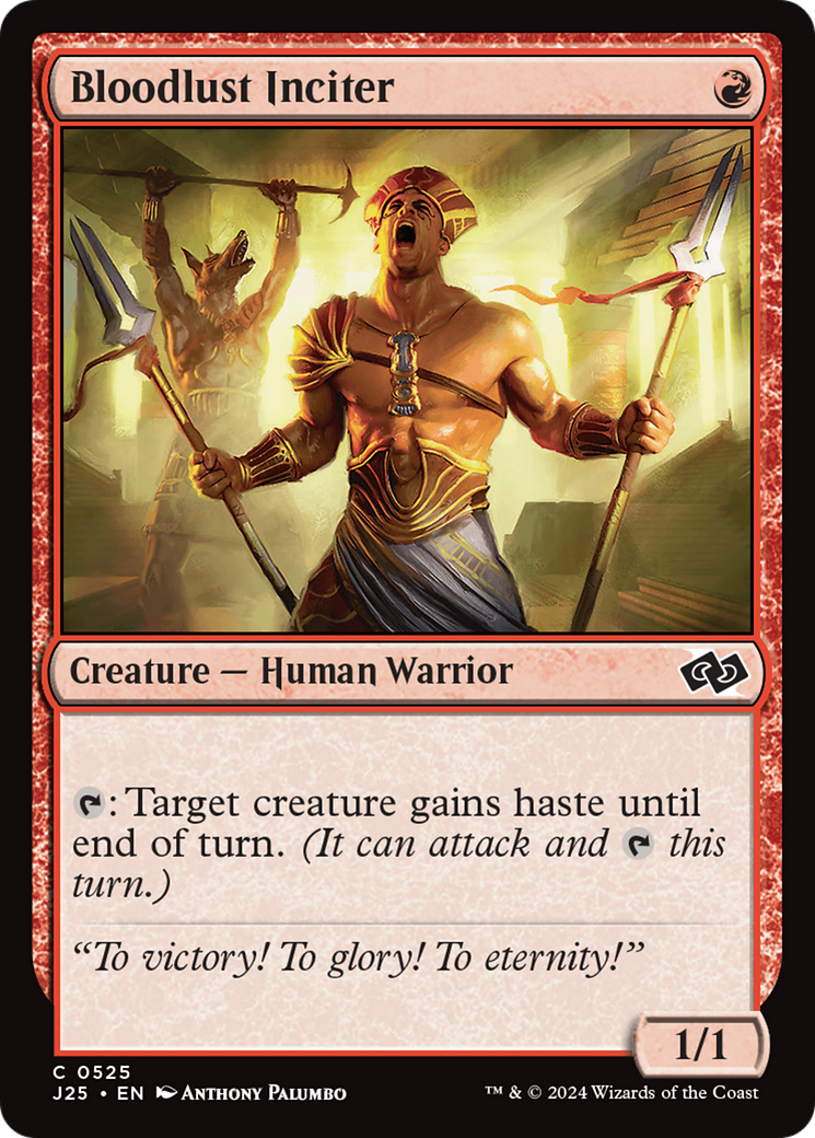Bloodlust Inciter [Foundations Jumpstart] | Odin's Place