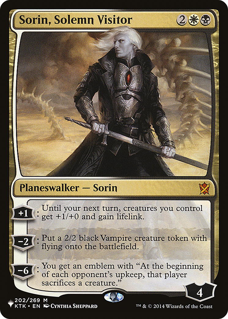 Sorin, Solemn Visitor [The List] | Odin's Place