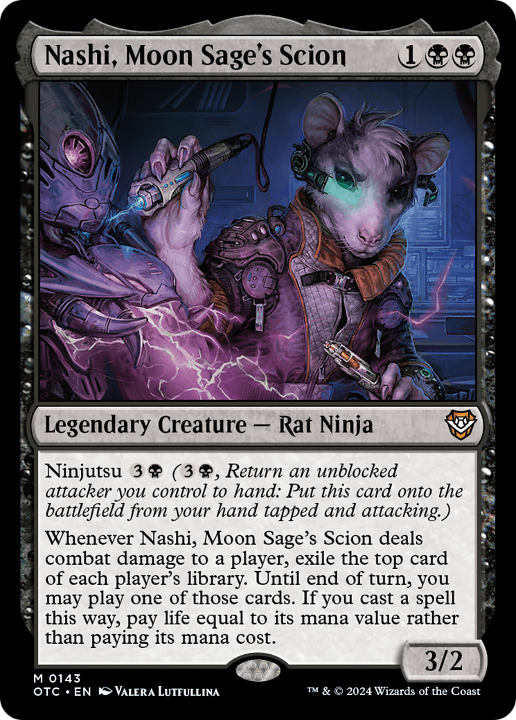 Nashi, Moon Sage's Scion [Outlaws of Thunder Junction Commander] | Odin's Place