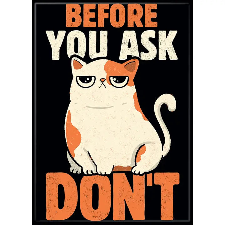 T. Fonseca Before You Ask Don't Magnet | Odin's Place