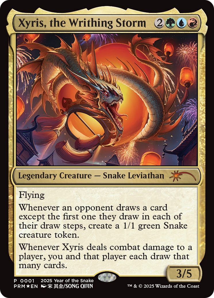 Xyris, the Writhing Storm (Year of the Snake 2025) [Standard Showdown Promos] | Odin's Place