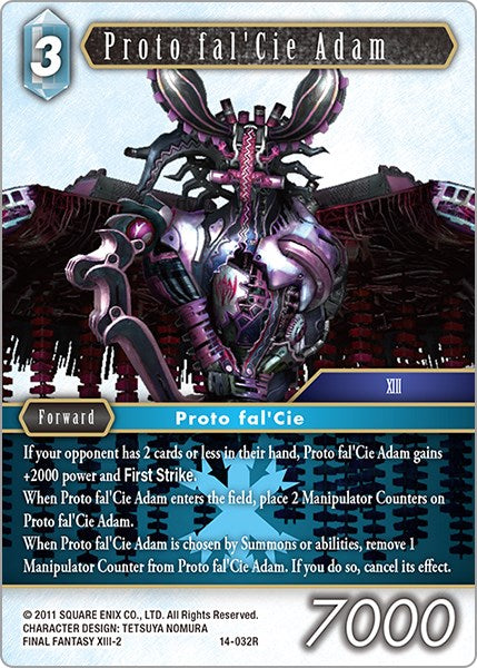 Proto fal'Cie Adam [Opus XIV: Crystal Abyss] | Odin's Place