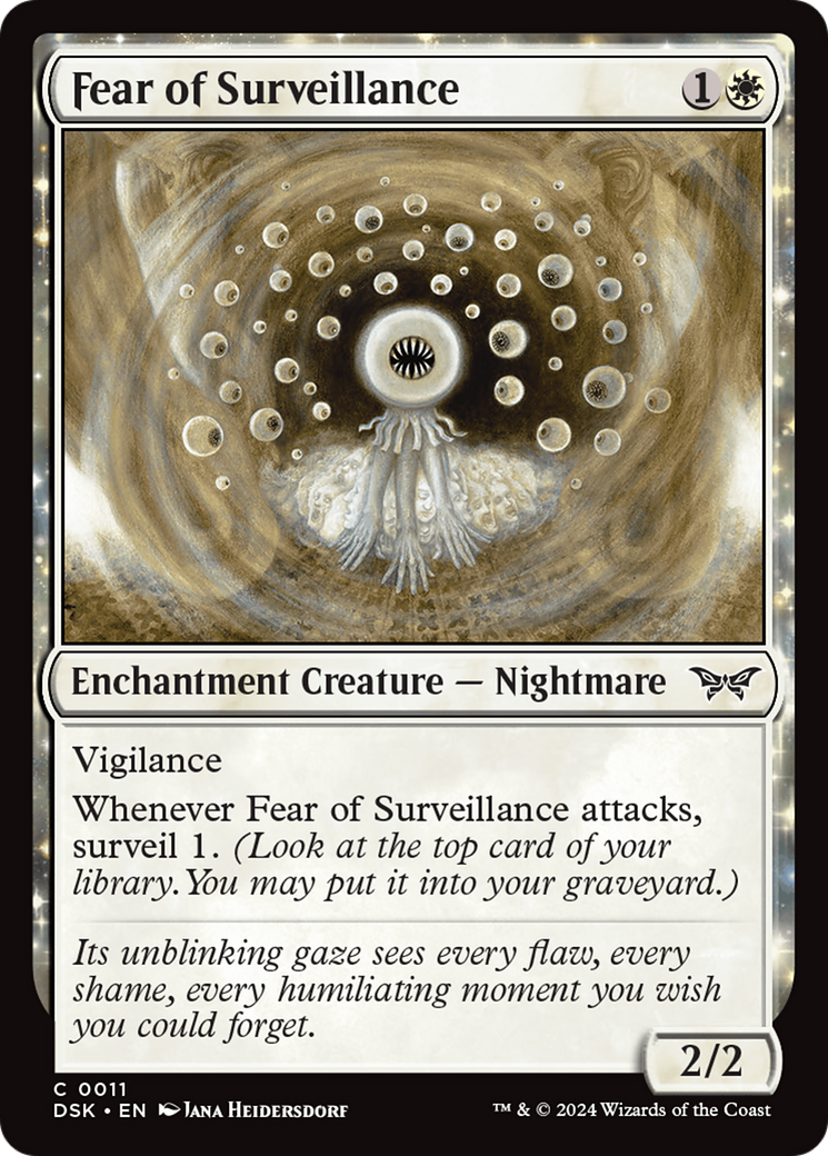 Fear of Surveillance [Duskmourn: House of Horror] | Odin's Place