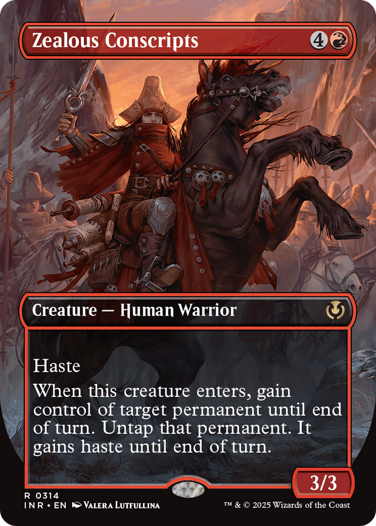 Zealous Conscripts (Borderless) [Innistrad Remastered] | Odin's Place