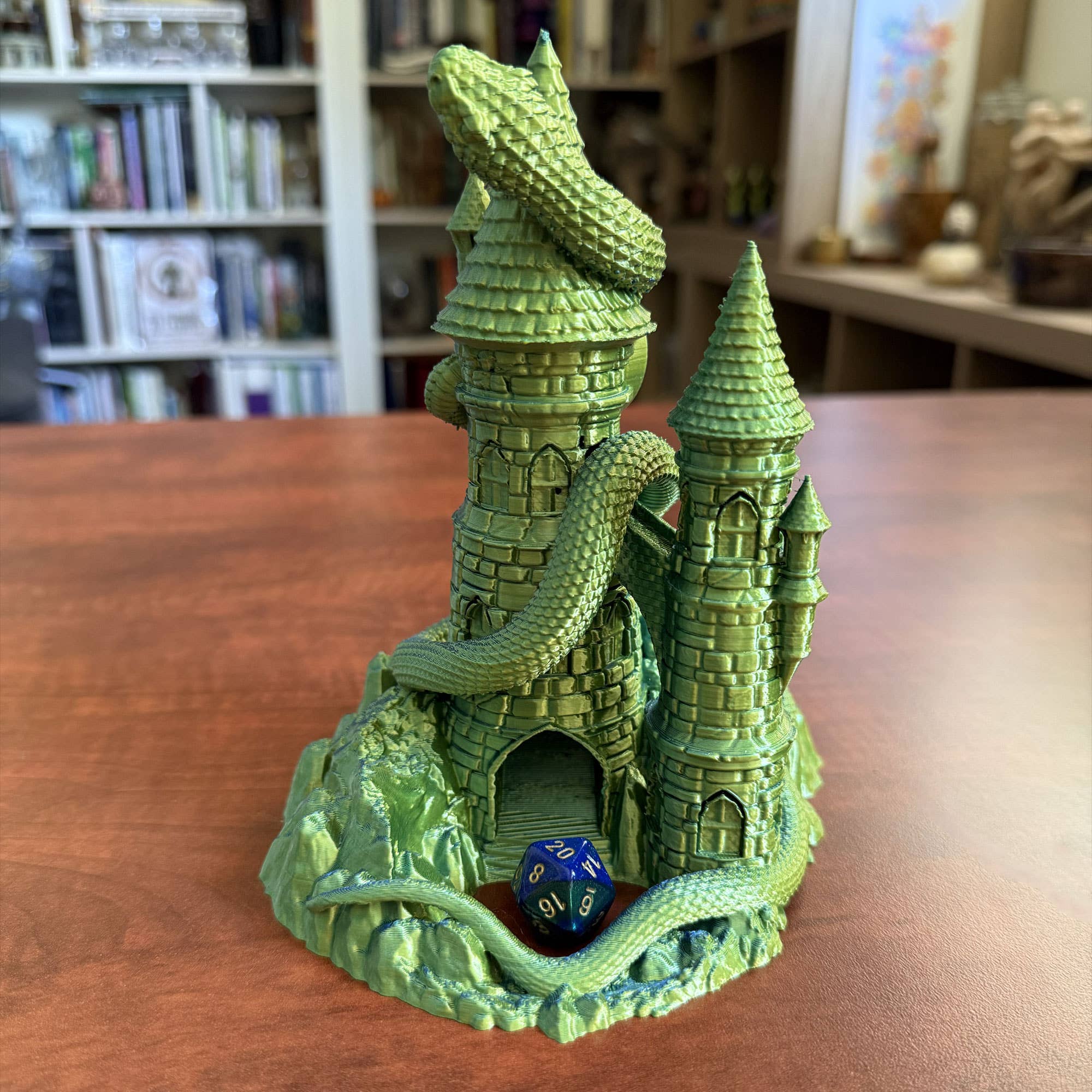Serpentine Dice Tower | TTRPG, D&D, Pathfinder, CoC | Odin's Place