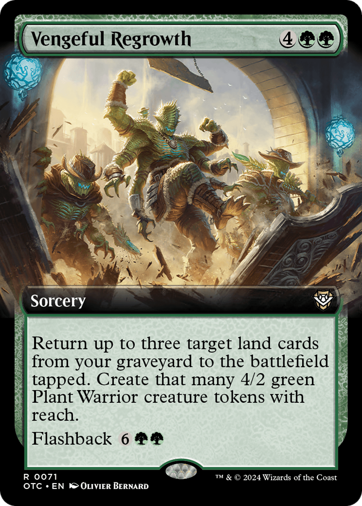 Vengeful Regrowth (Extended Art) [Outlaws of Thunder Junction Commander] | Odin's Place