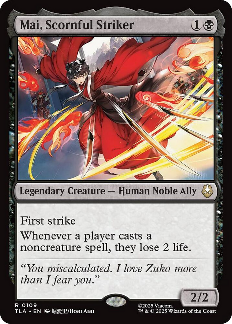 Mai, Scornful Striker [Avatar: The Last Airbender] | Odin's Place