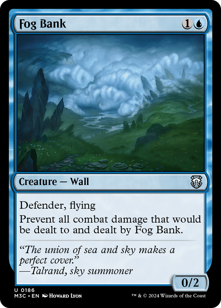 Fog Bank (Ripple Foil) [Modern Horizons 3 Commander] | Odin's Place