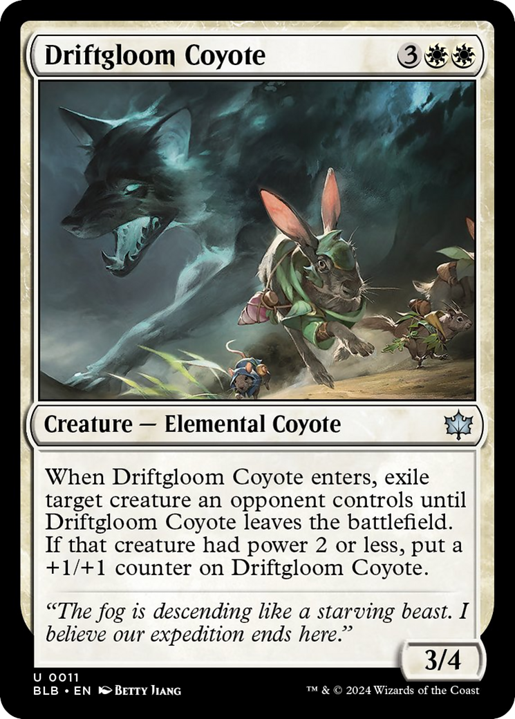 Driftgloom Coyote [Bloomburrow] | Odin's Place