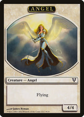 Angel // Demon Double-Sided Token (Oversized) [Open the Helvault] | Odin's Place