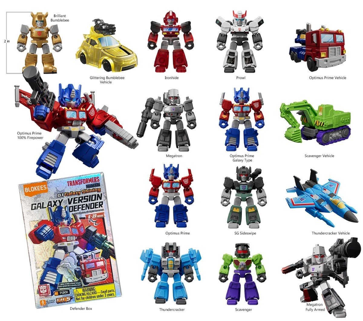 Blokees: Transformers - Defender Version 01: Shining Blind Box | Odin's Place
