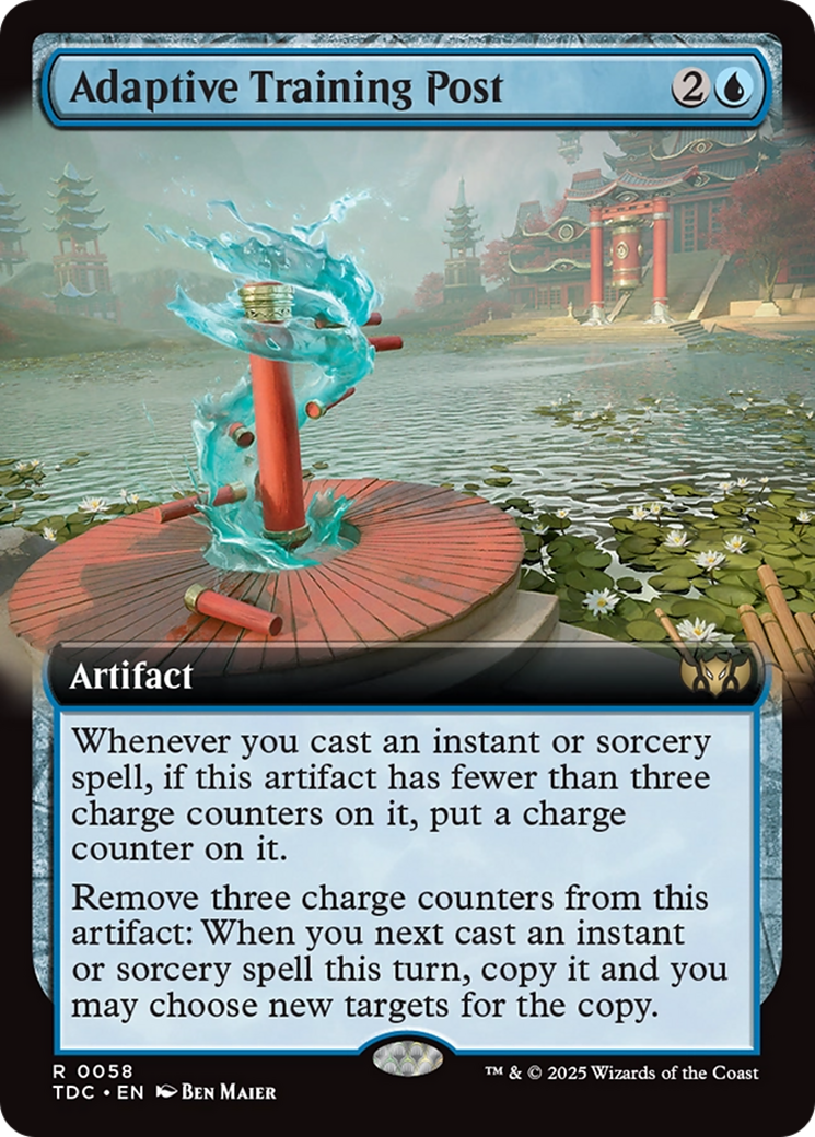 Adaptive Training Post (Extended Art) [Tarkir: Dragonstorm Commander] | Odin's Place