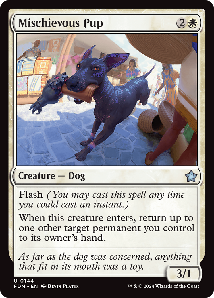 Mischievous Pup [Foundations] | Odin's Place
