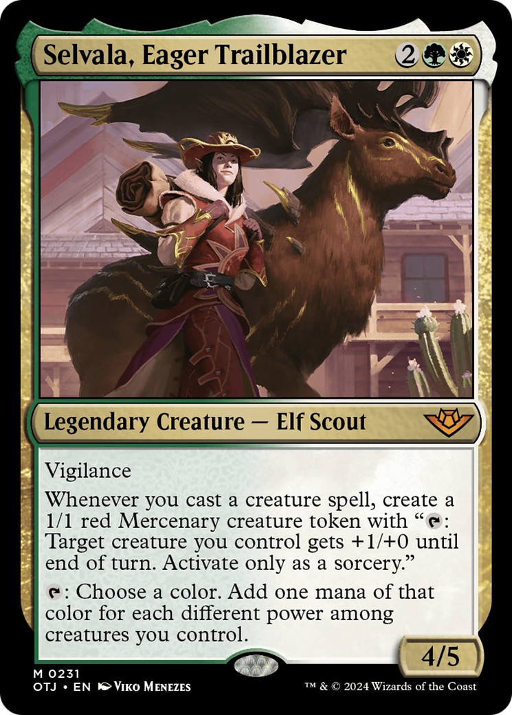 Selvala, Eager Trailblazer [Outlaws of Thunder Junction] | Odin's Place