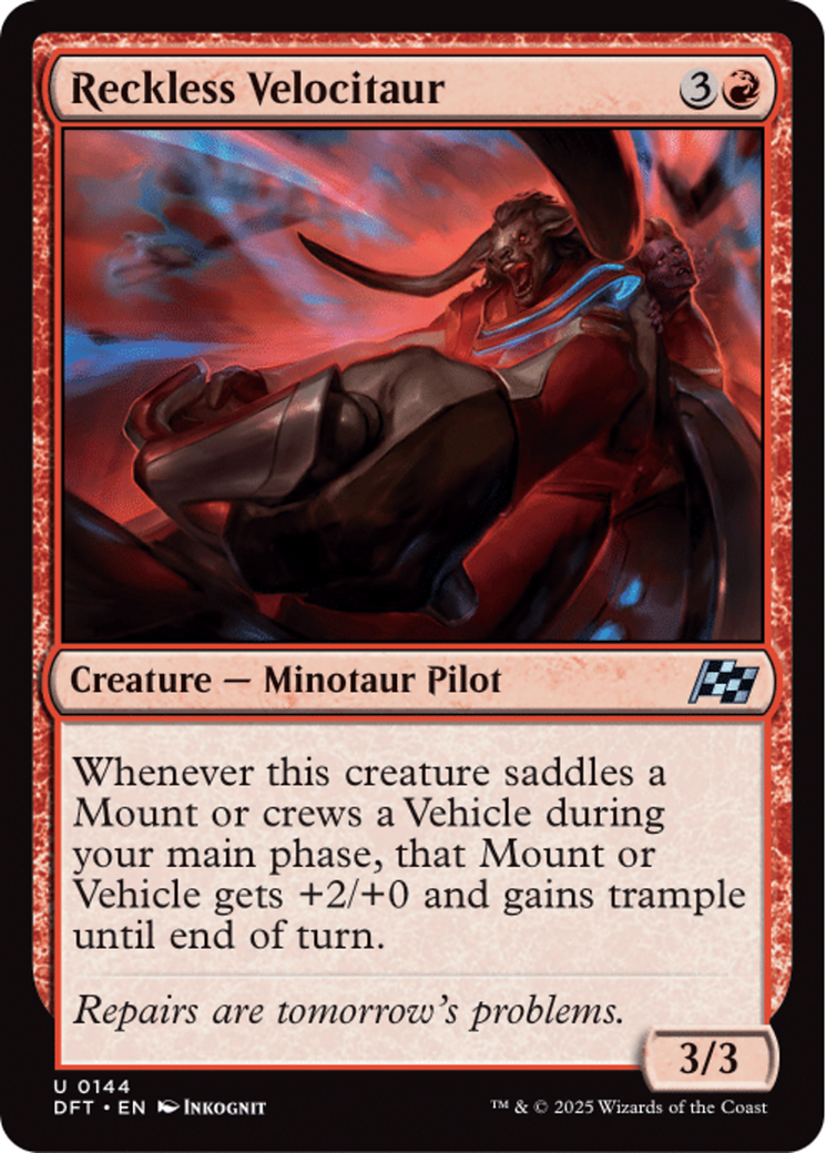 Reckless Velocitaur [Aetherdrift] | Odin's Place