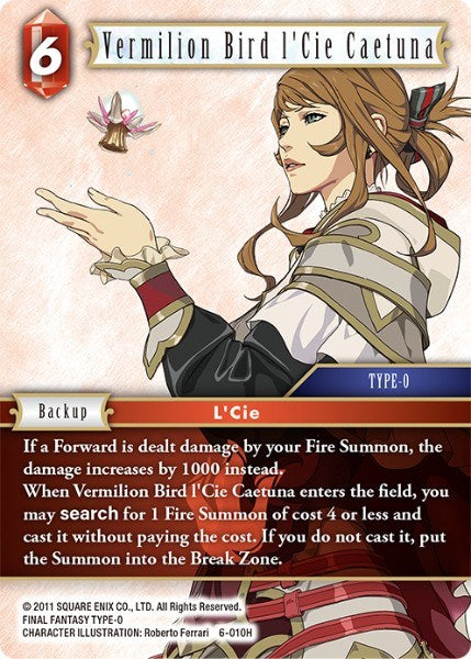 Vermilion Bird l'Cie Caetuna [Opus VI] | Odin's Place