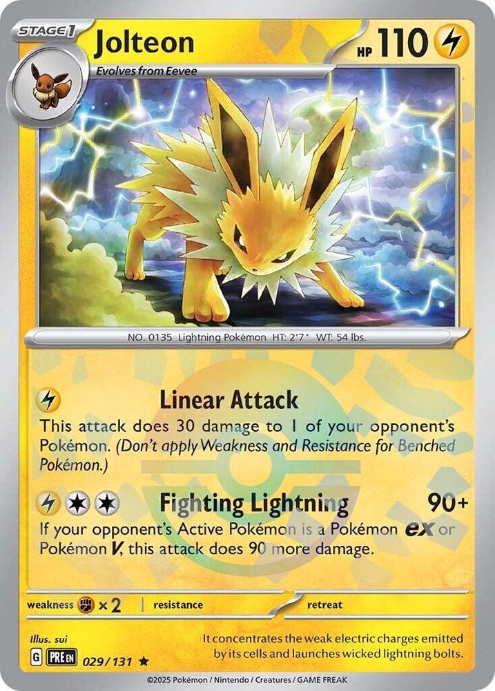 Jolteon (029/131) (Poke Ball Pattern) [Scarlet & Violet: Prismatic Evolutions] | Odin's Place