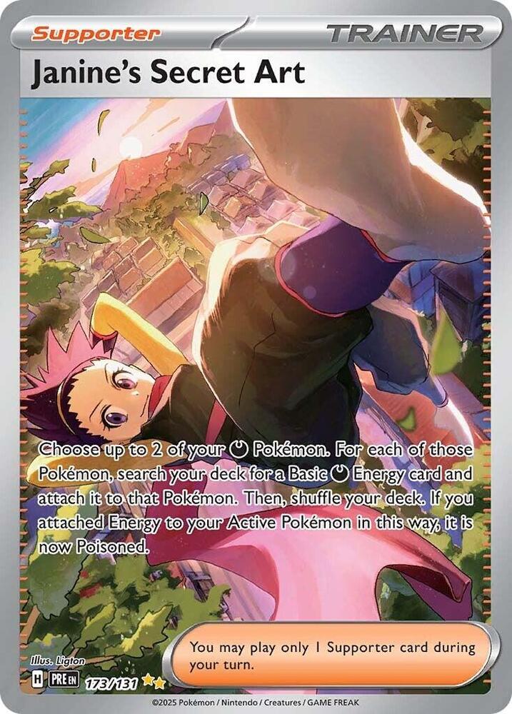 Janine's Secret Art (173/131) [Scarlet & Violet: Prismatic Evolutions] | Odin's Place