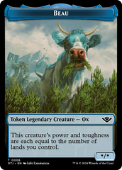 Beau // Plot Double-Sided Token [Outlaws of Thunder Junction Tokens] | Odin's Place